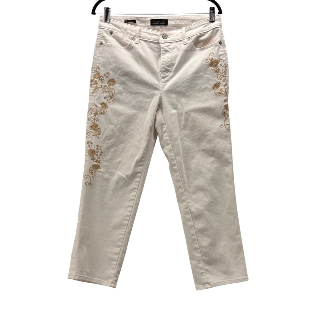 Talbots‎ Crop Jeans White 8